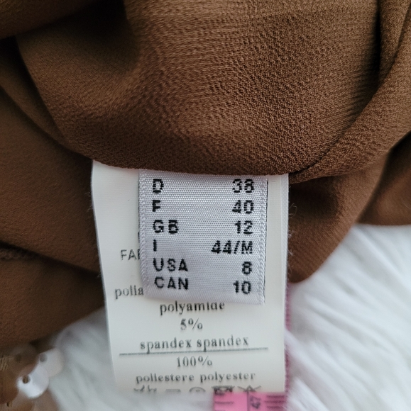 ottod'ame brown sequin tshirt dress size 10 - Picture 8 of 9
